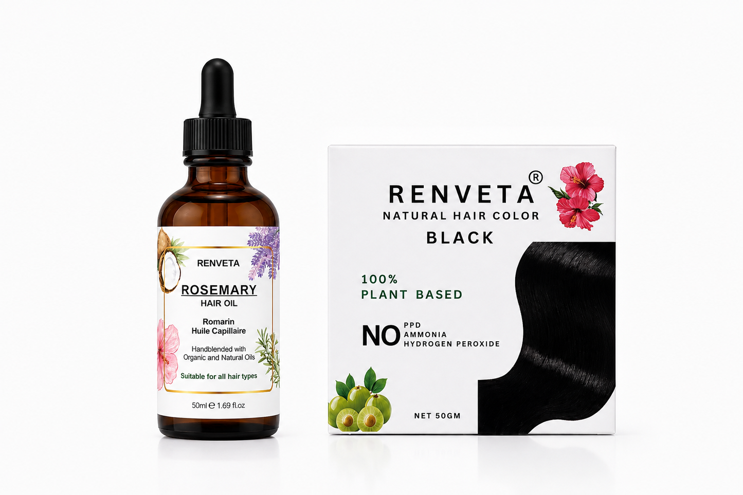 Nourish your roots. Naturally colour your hair