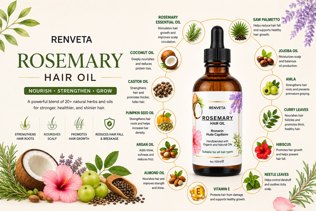 Benefits of Rosemary Oil for Hair Growth (Backed by Ayurveda)